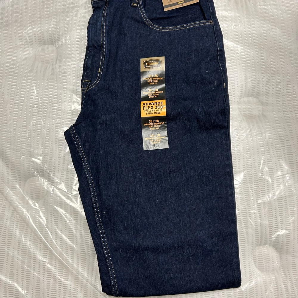 The Foundry Supply Co. Blue Relaxed Jeans
